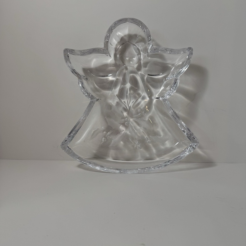 Lenox Glass Angel with Serving Spoon Christmas Holiday Home Decor Party Kitchen